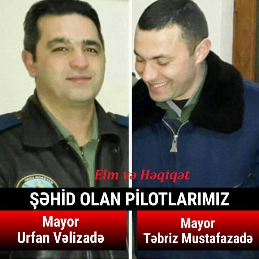 Mİ 24 helikopterindә şәhid olan zabitlәrimiz